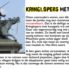 KRINGLOPERS MET KNUPPELS